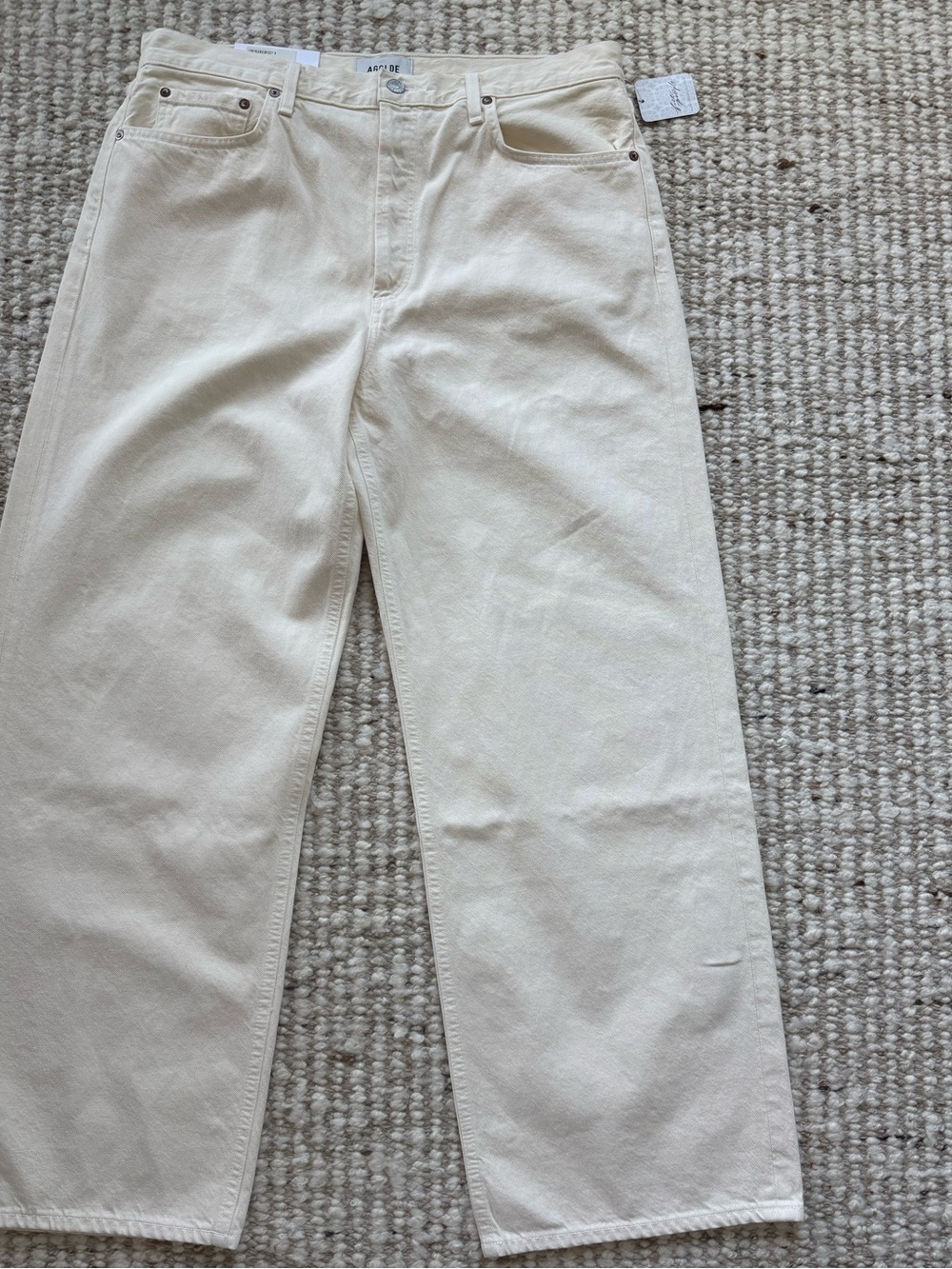 AGOLDE Low Slung Baggy Jeans Size 31 Solar NWT - Picture 6 of 10